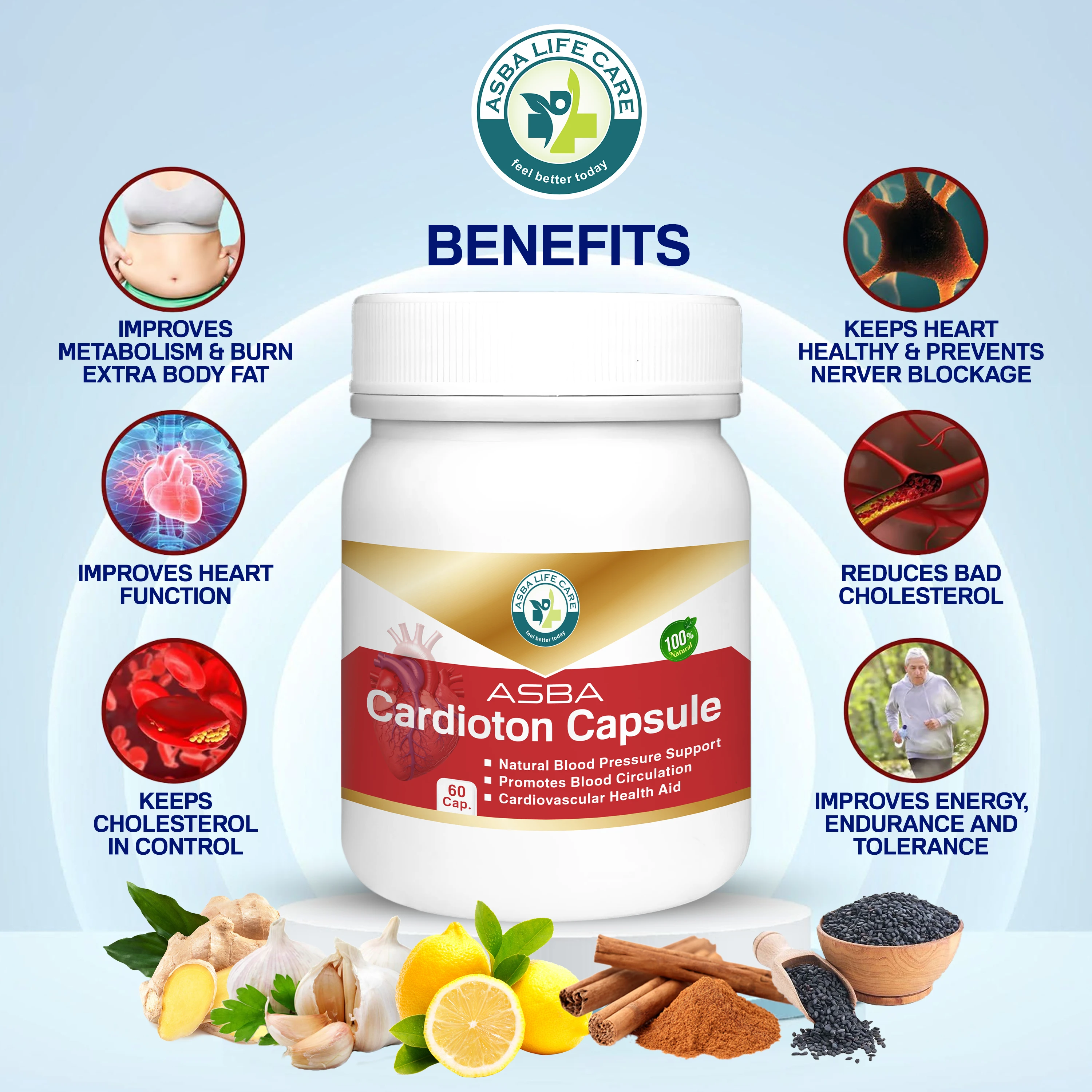 Asba Cardioton Capsule - Hover