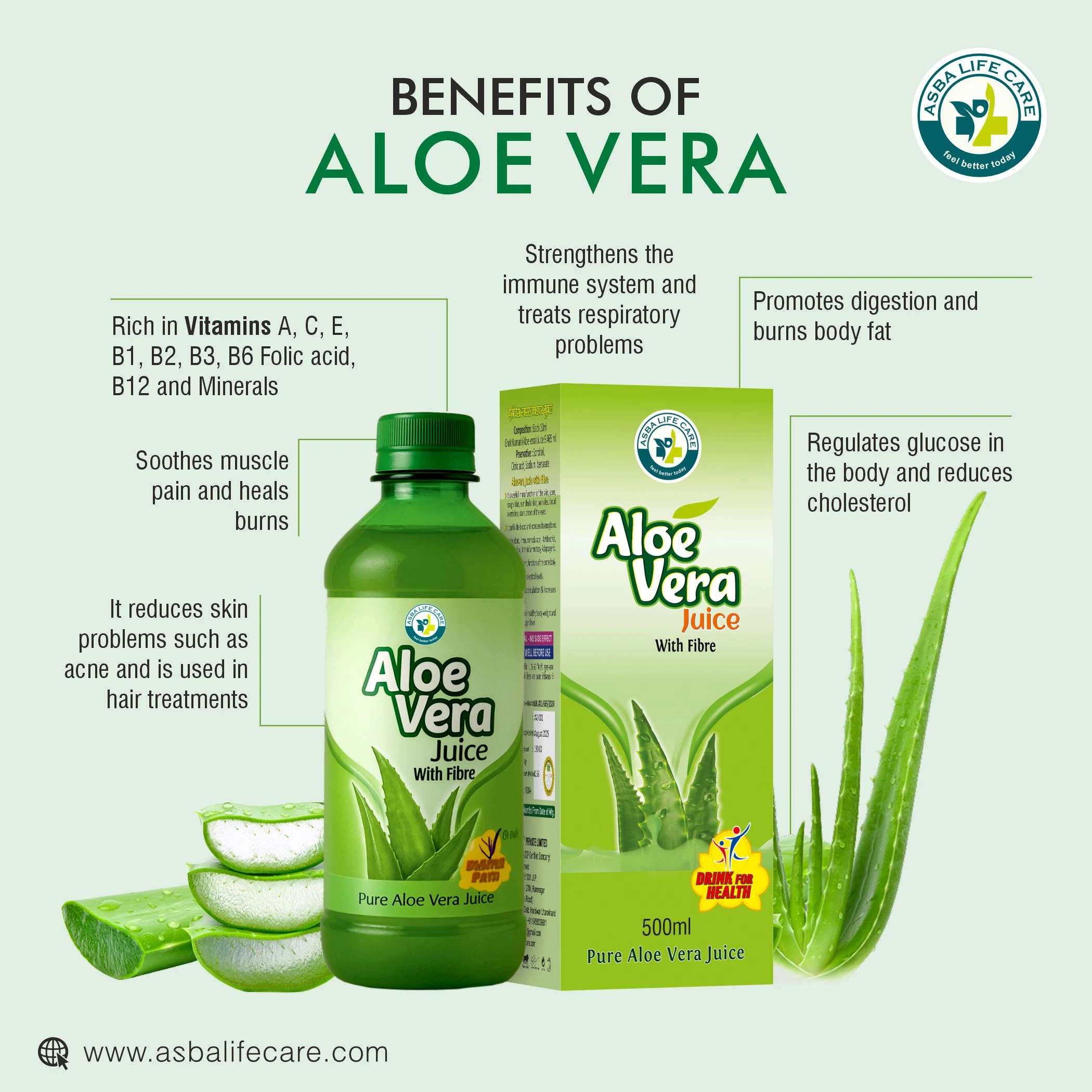 Aloe Vera Juice - Hover