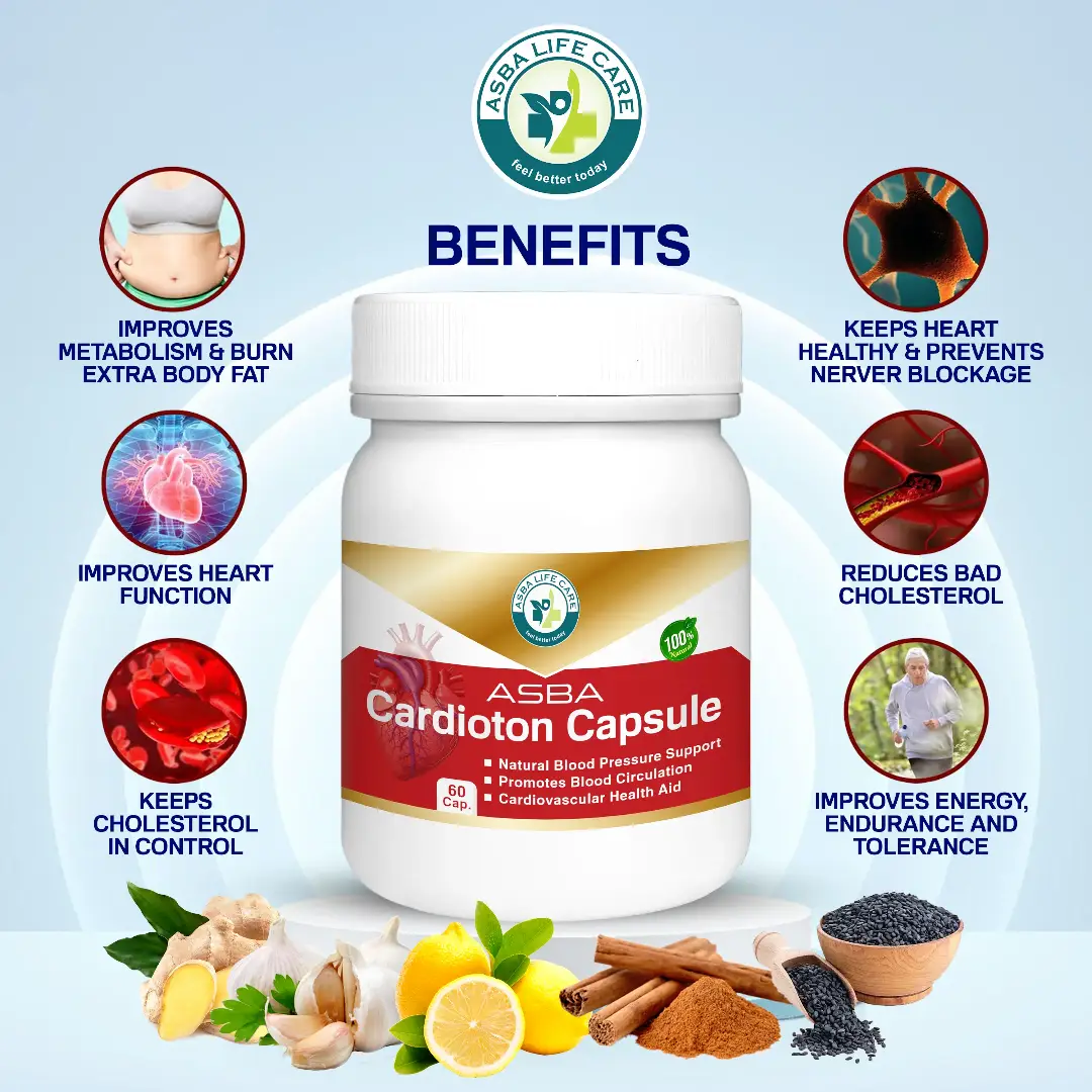 Asba Cardioton 60 Capsule - Hover