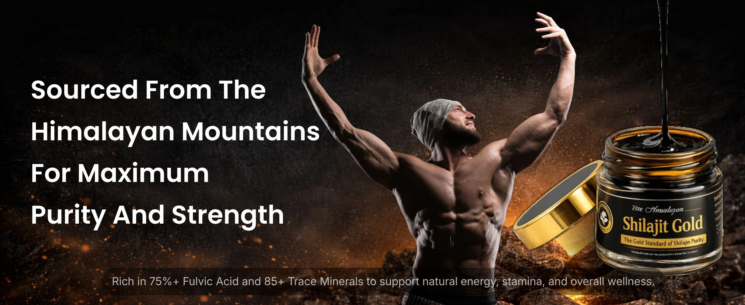 Shilajit Gold Resin | General Health Tonic Banner