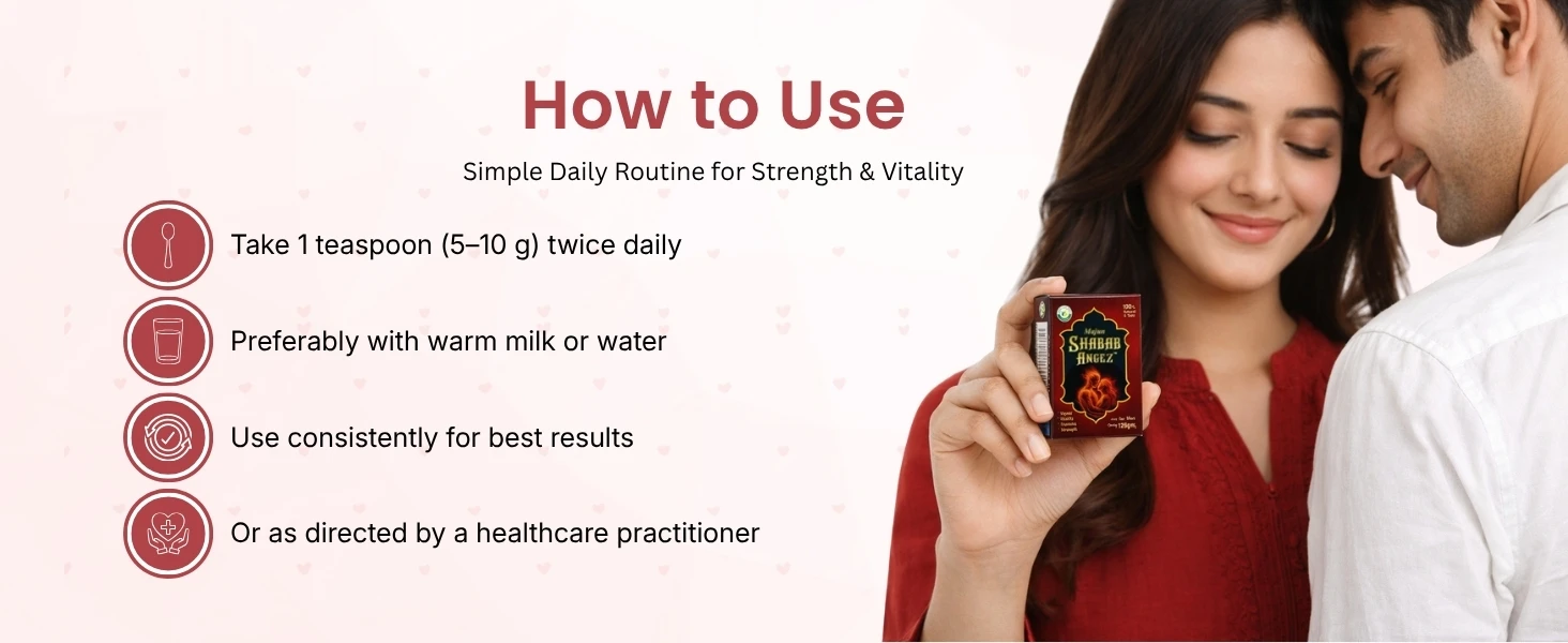 Majun Shabab Angez | for Vigour, Vitality, & Strength Banner