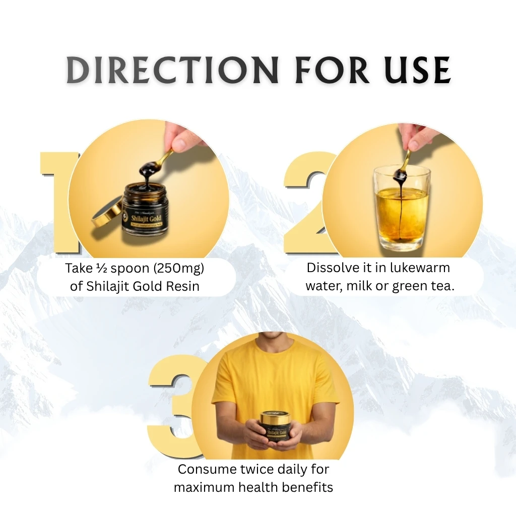 Shilajit Gold Resin | General Health Tonic - Image 5