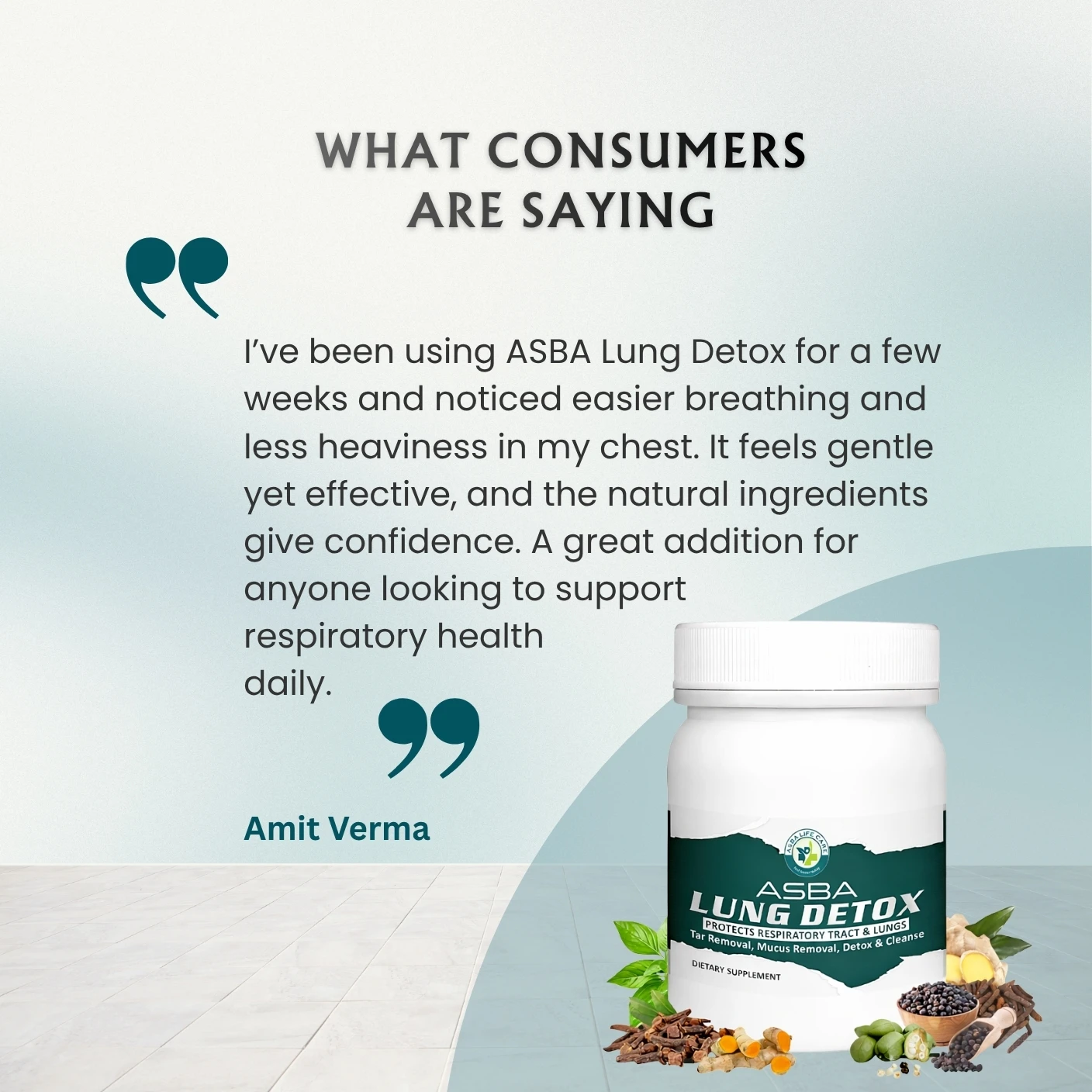 ASBA Lung Detox Protect Repiratory track, Tar, and Mucus Removal - Image 7