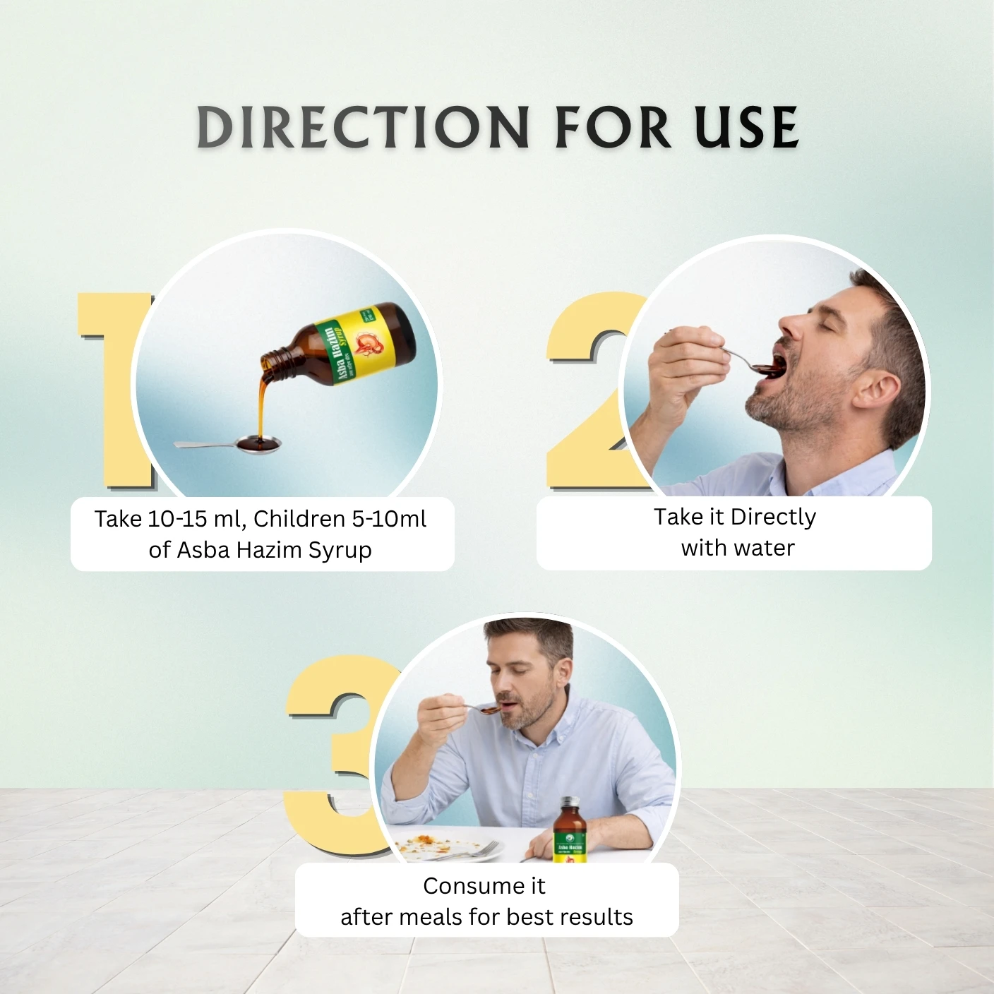 Asba Hazim Syrup Fast Relief from Acidity, Gas & Bloating - Image 4