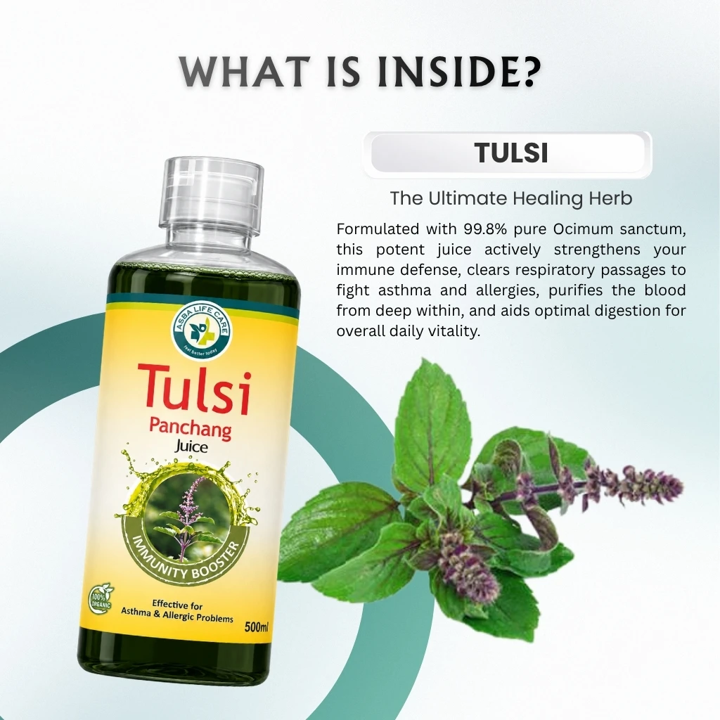 Tulsi Panchang Juice - Hover