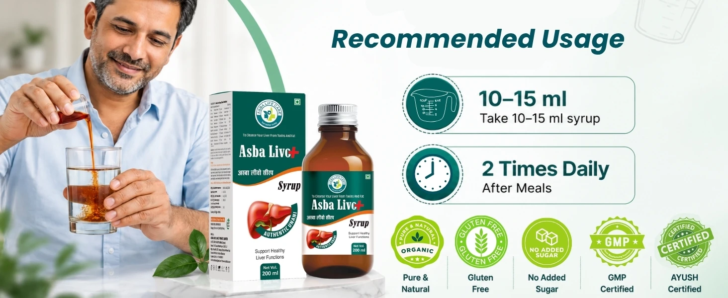 Asba Livo+ Syrup Banner