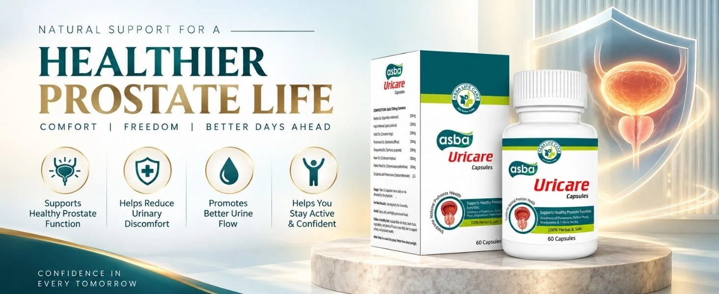Asba Uricare Capsule Banner