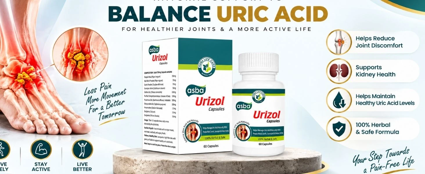 Asba Urizol Capsule Banner