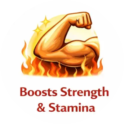 Boosts Strength & Stamina