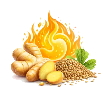 Zanjabeel (Ginger), Ajwain (Carom Seeds)