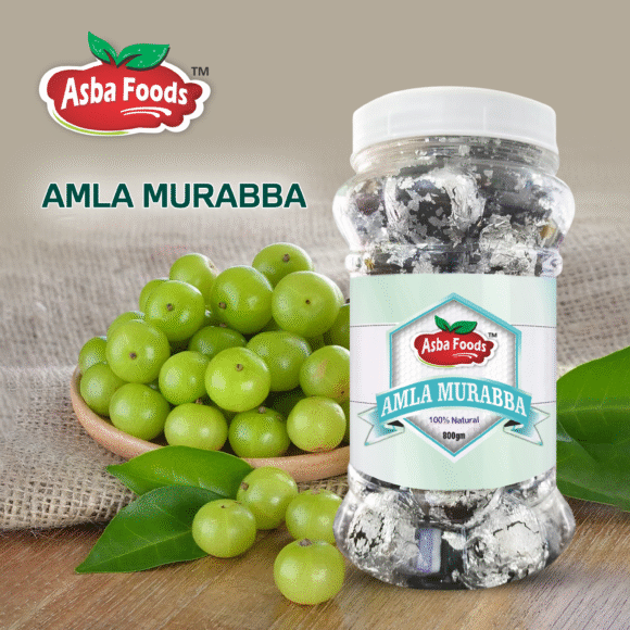 Amla Murabba AsbaFoods MockUp Design A 580x580