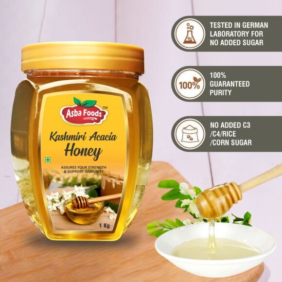 Kashmiri Acacia Honey Asba Food Amazon Ad C 580x580
